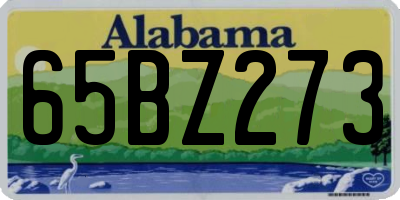 AL license plate 65BZ273