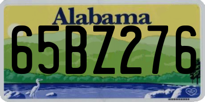 AL license plate 65BZ276