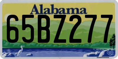 AL license plate 65BZ277