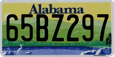 AL license plate 65BZ297