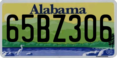 AL license plate 65BZ306