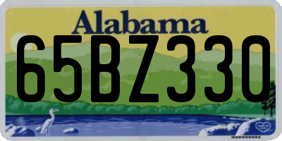 AL license plate 65BZ330