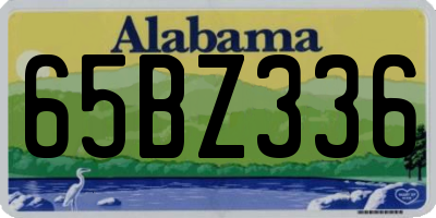 AL license plate 65BZ336