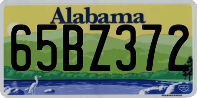 AL license plate 65BZ372