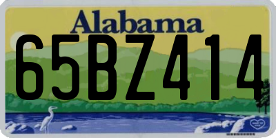 AL license plate 65BZ414