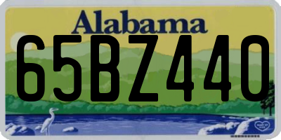 AL license plate 65BZ440