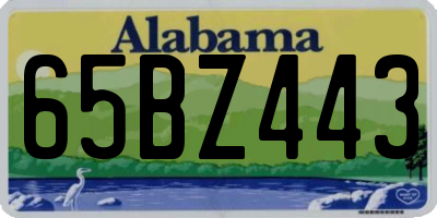 AL license plate 65BZ443