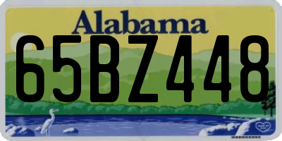 AL license plate 65BZ448