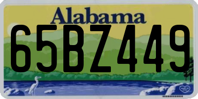 AL license plate 65BZ449