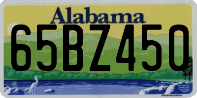 AL license plate 65BZ450