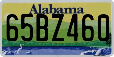 AL license plate 65BZ460