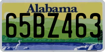 AL license plate 65BZ463