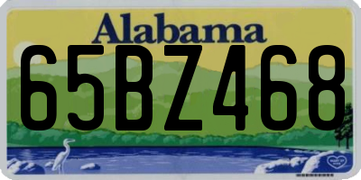 AL license plate 65BZ468