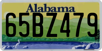 AL license plate 65BZ479