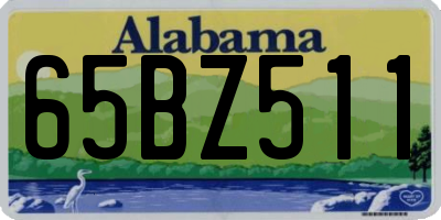AL license plate 65BZ511