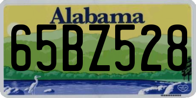 AL license plate 65BZ528