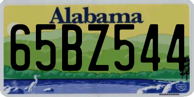 AL license plate 65BZ544