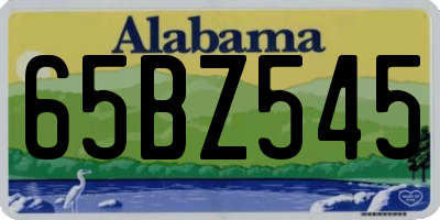AL license plate 65BZ545
