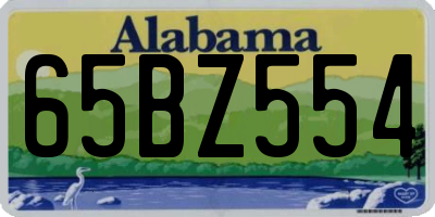 AL license plate 65BZ554