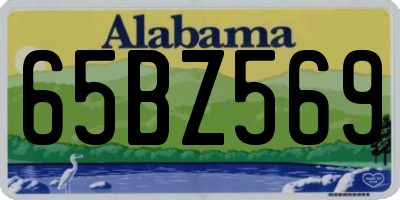 AL license plate 65BZ569