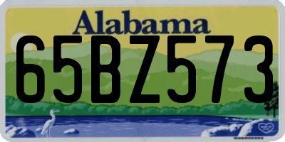 AL license plate 65BZ573