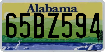 AL license plate 65BZ594