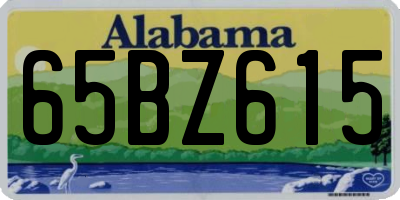 AL license plate 65BZ615