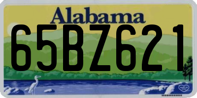 AL license plate 65BZ621
