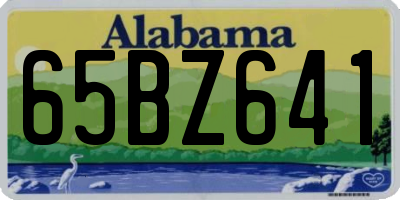 AL license plate 65BZ641