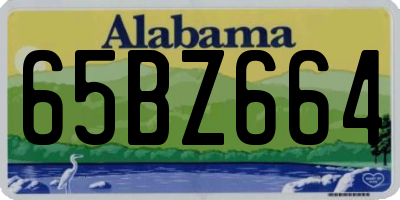 AL license plate 65BZ664
