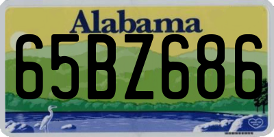 AL license plate 65BZ686