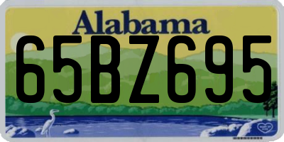 AL license plate 65BZ695