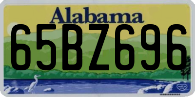 AL license plate 65BZ696
