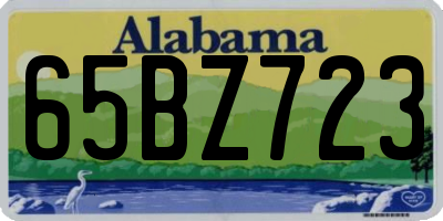 AL license plate 65BZ723