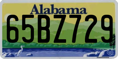 AL license plate 65BZ729