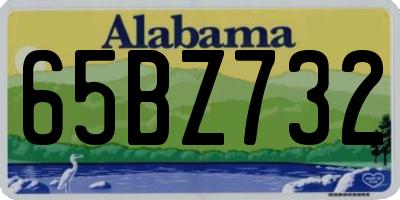 AL license plate 65BZ732