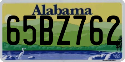 AL license plate 65BZ762