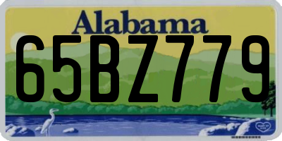 AL license plate 65BZ779