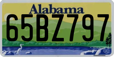 AL license plate 65BZ797