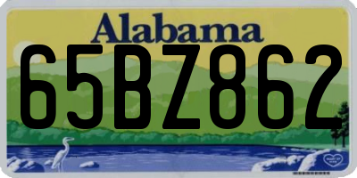 AL license plate 65BZ862