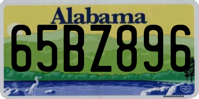 AL license plate 65BZ896