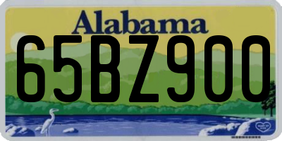 AL license plate 65BZ900