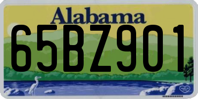 AL license plate 65BZ901