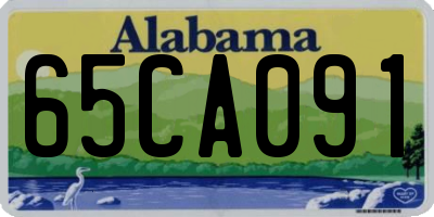 AL license plate 65CA091