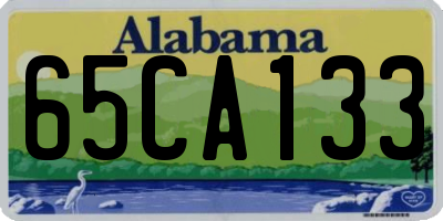AL license plate 65CA133