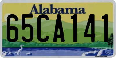 AL license plate 65CA141