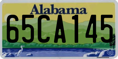 AL license plate 65CA145