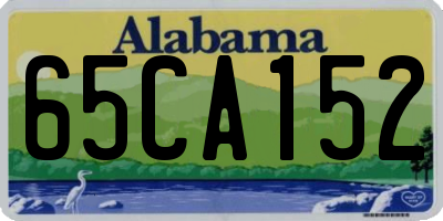 AL license plate 65CA152