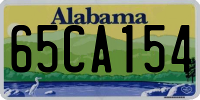 AL license plate 65CA154