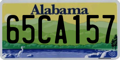 AL license plate 65CA157